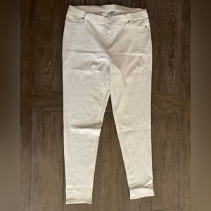 Women’s white jegging large